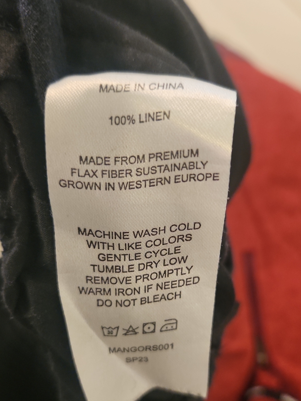Quince Black 100% Linen Pants - Picture 7 of 7